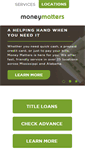 Mobile Screenshot of moneymatterslending.com